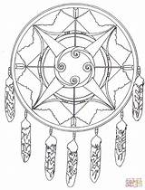 Native Pages American Coloring Geometric Mandala Template sketch template