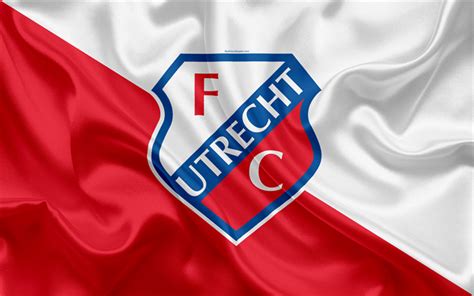wallpapers utrecht fc  dutch football club utrecht logo emblem eredivisie dutch