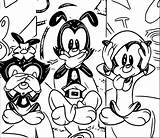 Animaniacs Coloring Pages Warner Kids Bestcoloringpagesforkids sketch template