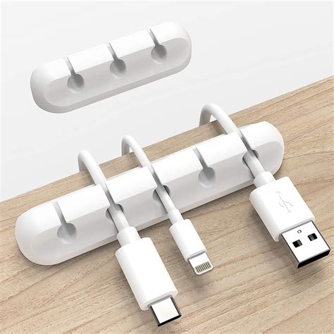 buy inchor white cable clips cord organizer cable management cable organizers usb cable holder