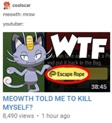 as meowths normally do youtube storytime clickbait parodies know your meme