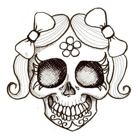 girl skull coloring pages google search skull coloring pages