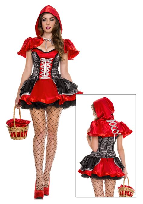 women s fiery lil red costume