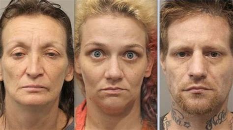 three arrested after meth ecstasy found in home during