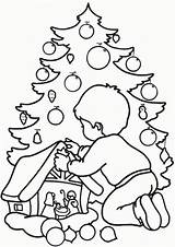 Coloring Christmas Pages Printable Xmas Kids Christian Colouring Drawing Children Cliparts Stencils Tattoo Clipart Footballs Tree Drawings Thatha Library Backhoe sketch template