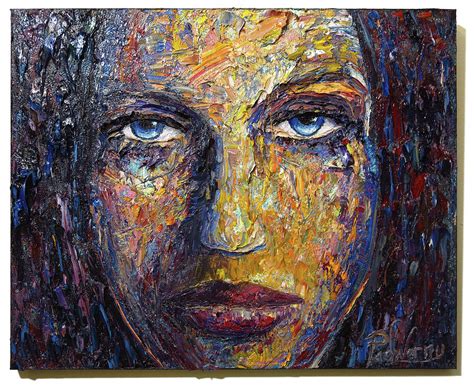 Buy Original Expressionism Gallery Portrait Signed Abstract Face
