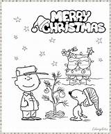 Charlie Christmas Brown Coloring Pages Printable Kids Sheets Merry Funny Visit Friends sketch template