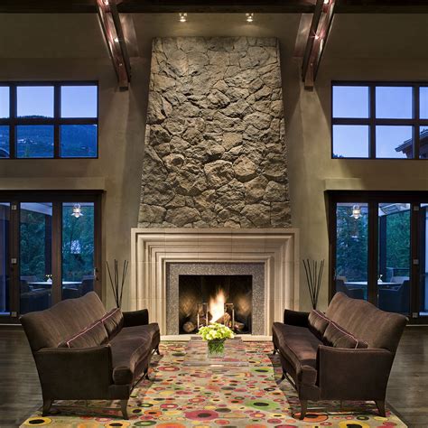 modern rustic luxury design project  vail  kh webb architects pc