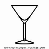 Martini Colorare Bicchiere Vino Ausmalbilder Vetro Ultracoloringpages sketch template