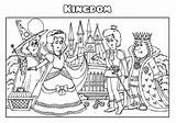 Kingdom Coloring Book Template sketch template