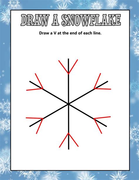 draw  snowflake  pictures  bins   hands