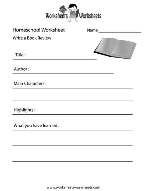 printable homeschool english worksheet