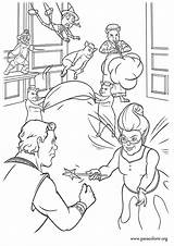 Shrek Kater Godmother Gestiefelte Pinocchio Ausmalbilder Pigs Wolf Coloringhome sketch template
