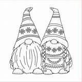 Gnome Stamps sketch template