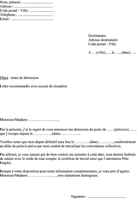 lettre de dacmission  financial report