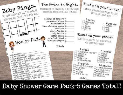 office theme baby shower game bundle baby shower games etsy canada