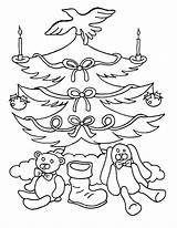 Coloring Pages Christmas Tree Blank Kids Printable Trees Gifts Con Bestcoloringpagesforkids sketch template