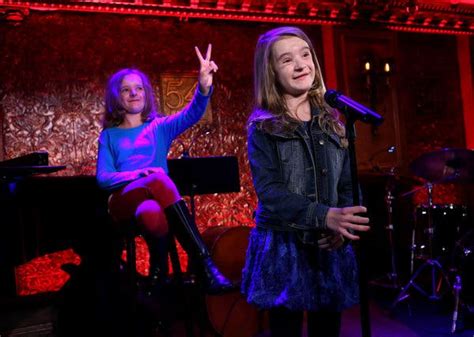 Shapiro Sisters 11 And 13 Add Cabaret To Their Résumé The New York