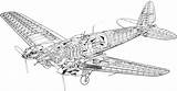 111 Heinkel He Cutaway Drawing Drawings Bomber Luftwaffe Tags Medium Conceptbunny sketch template