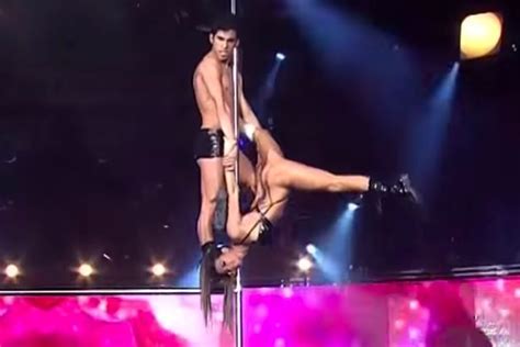 strictly come dancing argentina sees nearly naked star simulate sex and pole dance on live tv