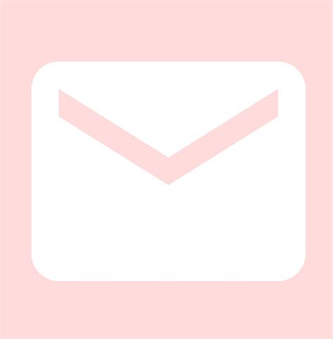 gmail app icon aesthetic pink aesthetic iphone ios   set app
