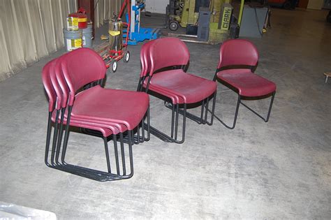 hon model  stackable chairs maroon