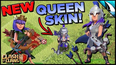 New Queen Skin Gladiator Gameplay Clash Of Clans