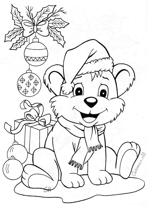 christmas animal coloring coloring pages desenhos  criancas