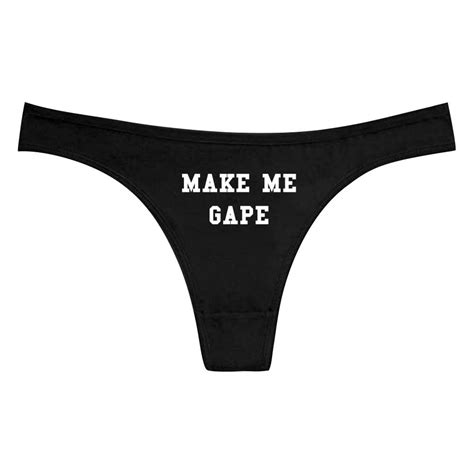 Make Me Gape Thong G String Bikini Knickers Panties Anal Etsy New Zealand