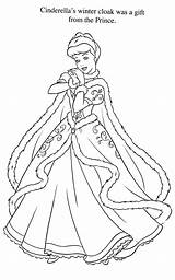 Coloring Cinderella Pages Disney Winter Princess Cendrillon Print Coloriage Printable Dessin Princesse Carriage Slipper Colouring Silhouette Adult Color Drawing Princesses sketch template