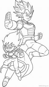 Vegeta Coloring Pages Brusselthesaiyan Lineart Printable Kids Color sketch template