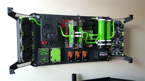 Wall Mount Pc This Guy Was Like Hold My Beer Pcmasterrace
