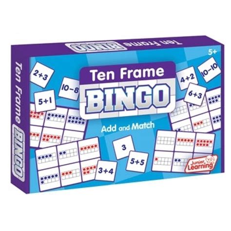 ten frame bingo junior learning educational resources  supplies
