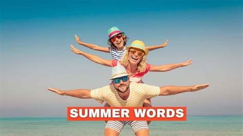 summer words vocabulary words  summer capitalize  title