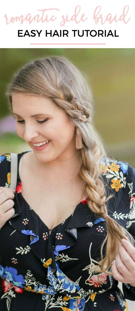 easy side braid tutorial affordable fall outfit idea styled by