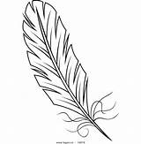 Feather Drawing Clipart Clip Peacock Eagle Turkey Coloring Feathers Line Pages Indian Logo Simple Vector Native Quill American Template Leaves sketch template