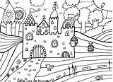 Hundertwasser Kasteel Droomvallei Kleurplaat Kleurplaten Kastelen Tekenen Bildergebnis Eenhoorn sketch template