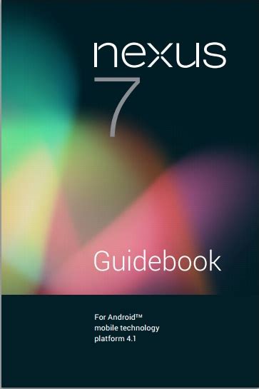 google nexus  manual  guidebook  blogs
