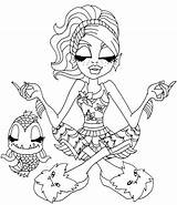 Monster High Pages Coloring Baby Getcolorings sketch template