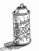 Spray Graffiti Characters Paint Drawing Clipart Cans Draw Drawings Grafitti Car Drawn Man Letters Shoorayner sketch template
