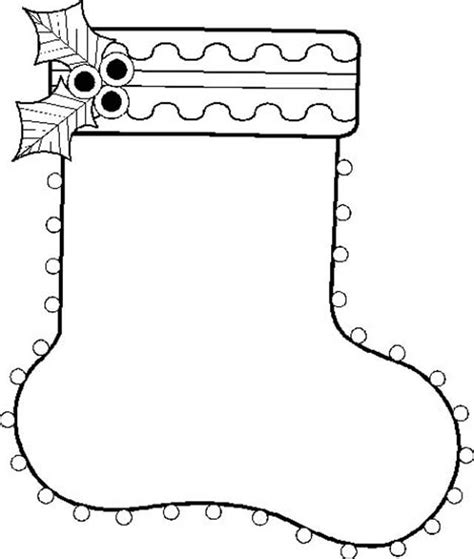 christmas stocking coloring page quotes clip art library