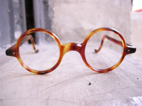 vintage eyeglass round 1930 s nos by hisandhervintage on etsy