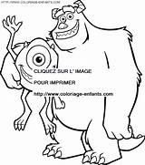Coloring Monsters Inc Pages Book sketch template