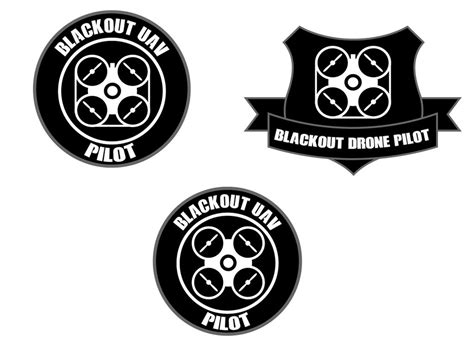 blackout drone patch  logo  ford  deviantart