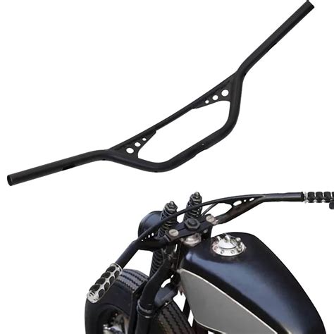 mm black motorcycle handlebars handle bar  harley sportster xl    softail dyna