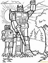 Transformers Robots Pages Coloring Color sketch template