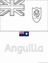 Anguilla sketch template
