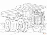 Coloring Truck Dump Pages Printable Drawing Paper Puzzle sketch template