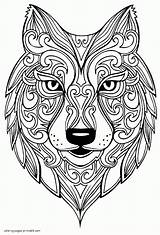 Coloring Pages Animal Adults Printable Adult Print Animals Colouring Sheets Look Other Popular sketch template