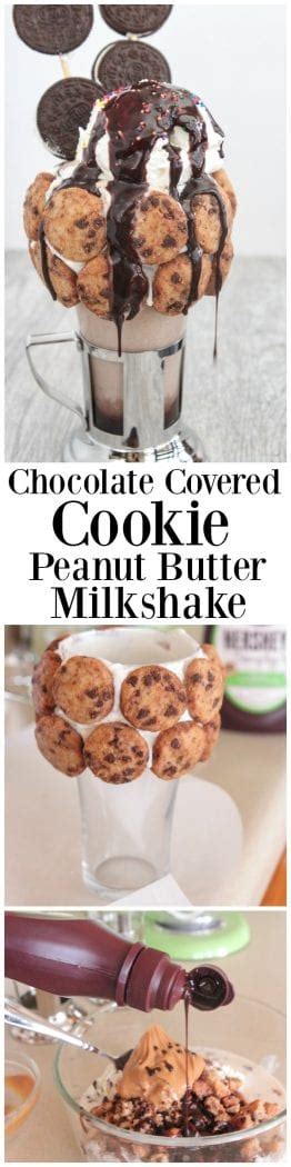 cookie peanut butter milkshake recipe cookies and cream